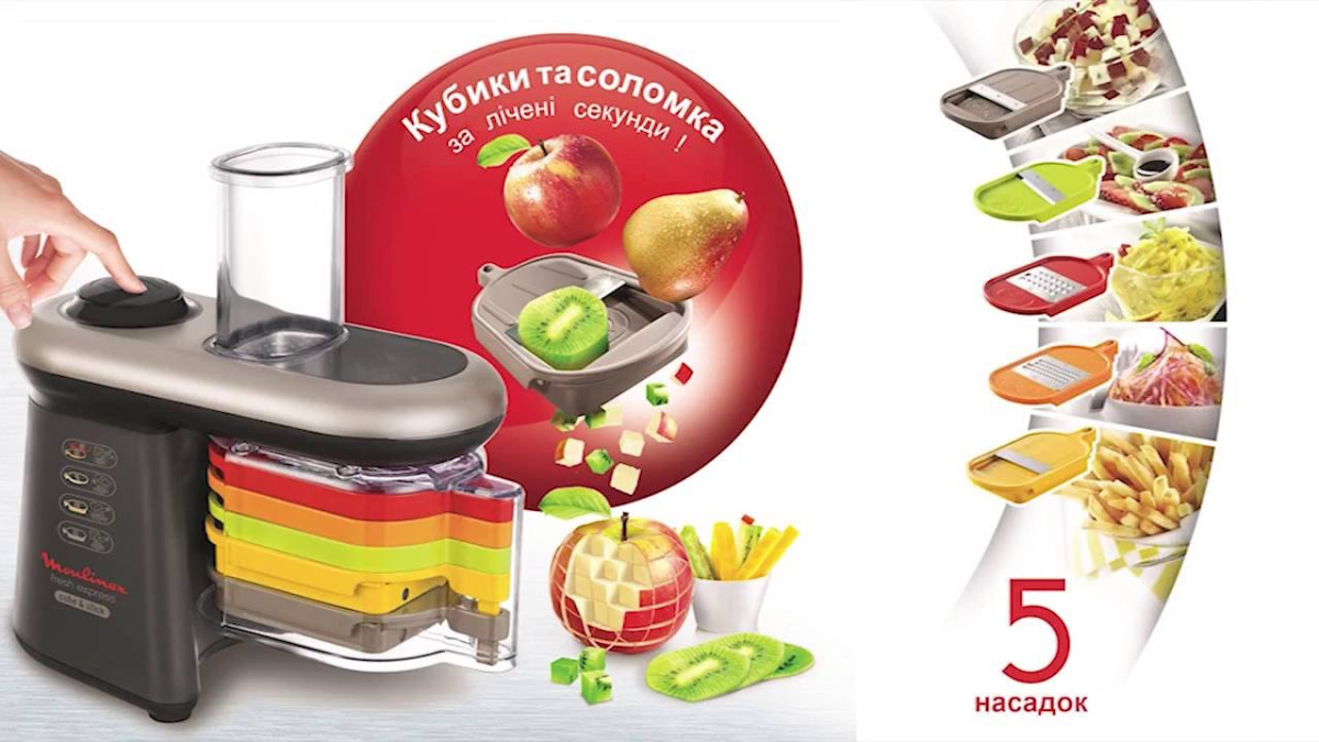 Купить Измельчитель Moulinex DJ9058 Fresh Express Cube Moulinex по ...