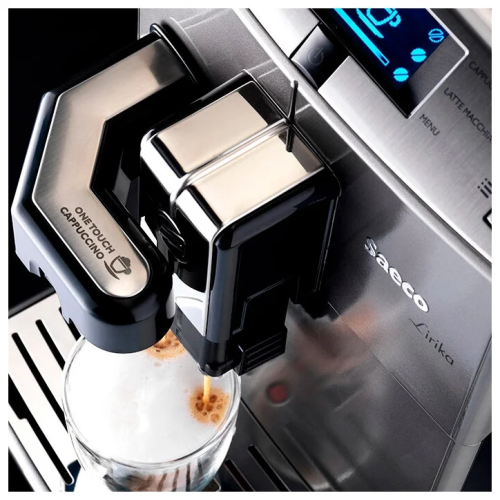Кофемашина Saeco Lirika One Touch Cappuccino, серебристый фото 3