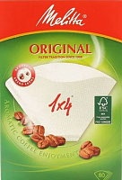 Melitta Оригинальные бумажные фильтры 1/4 80 шт 6771394