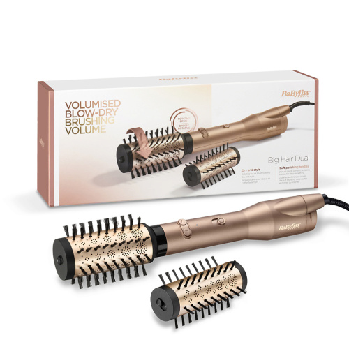 Фен-щетка BaByliss AS952E розовый/черный фото 2