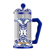 Лимитированный френч-пресс Bialetti Dolce&Gabbana Blu Mediterraneo 5354, 1л