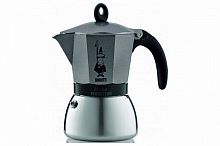 Гейзерная кофеварка Bialetti Moka Induction 6 порций 4823 антрацит