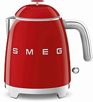 Чайник Smeg KLF05RDEU, нержавеющая сталь, красный, 1,4 кВт, ретро