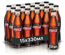 Газированный напиток Coca-Cola Classic GE / Кока-Кола (Грузия) стекло, 0.33 л блок